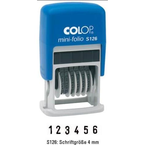 Thumbnail - Colop, Stempel, Ziffernstempel Mini Dater S126, 6-stellig