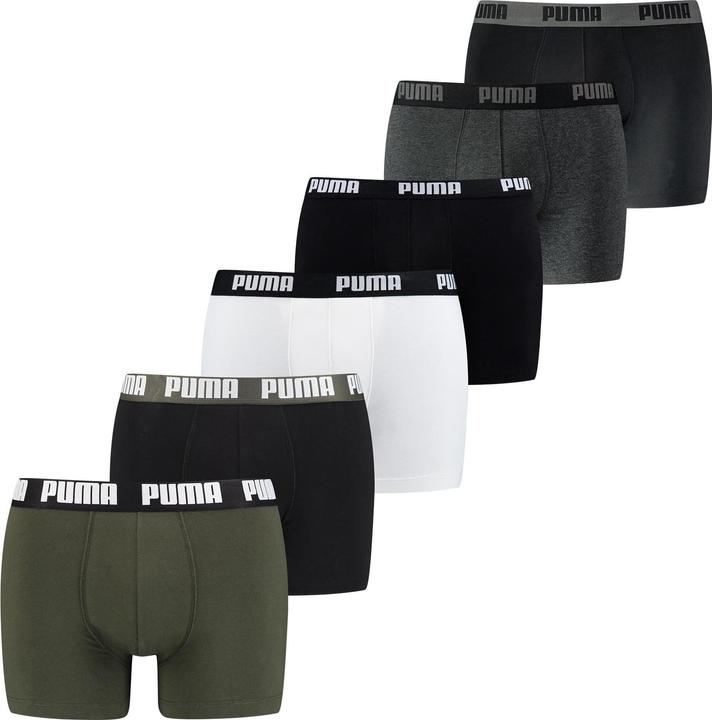 Actual product image Puma Boxer shorts Casual Figure-hugging (XL, pack of 6)