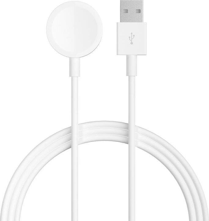 Produktbild Devia inductive magnetic charger Kintone USB 1,0 m white for Apple Watch