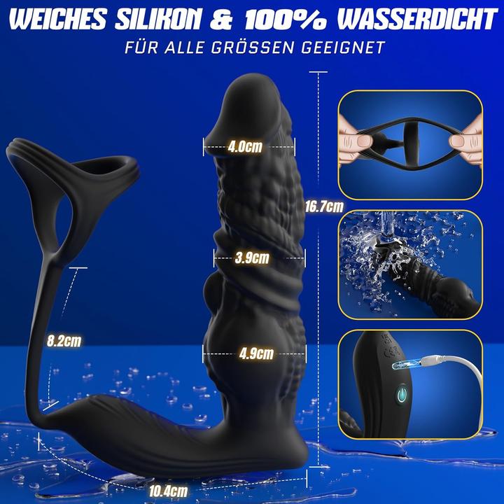 Immagine prodotto Rinofans Prostata-Stimulator mit Penisring