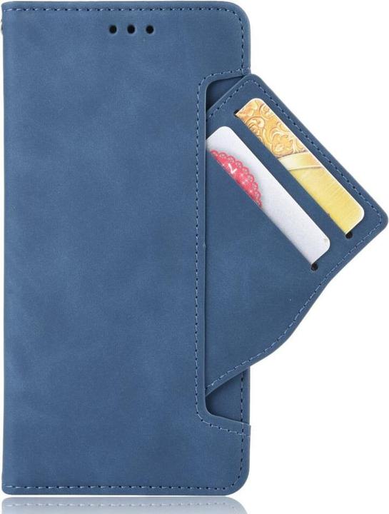 Produktbild Cover-Discount iPhone 14 - Etui mit vielen Kartenfächer blau (Apple iPhone 14)