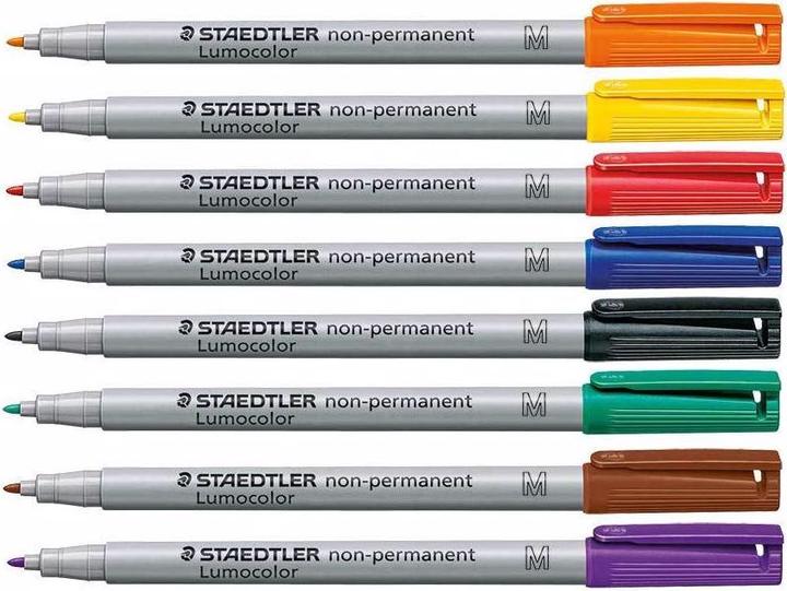 Actual product image Staedtler Lumocolor non-permanent (Multicoloured, 1 mm, 8 x)