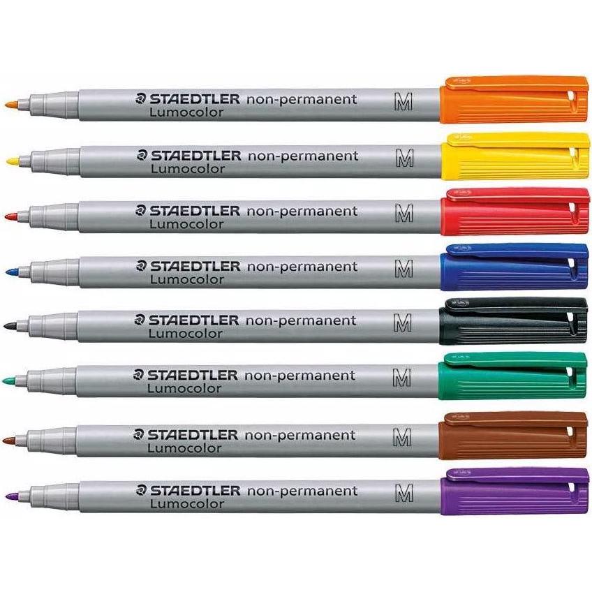 Thumbnail - Staedtler, Marker, Lumocolor non-permanent (Mehrfarbig, 1 mm, 8 x)