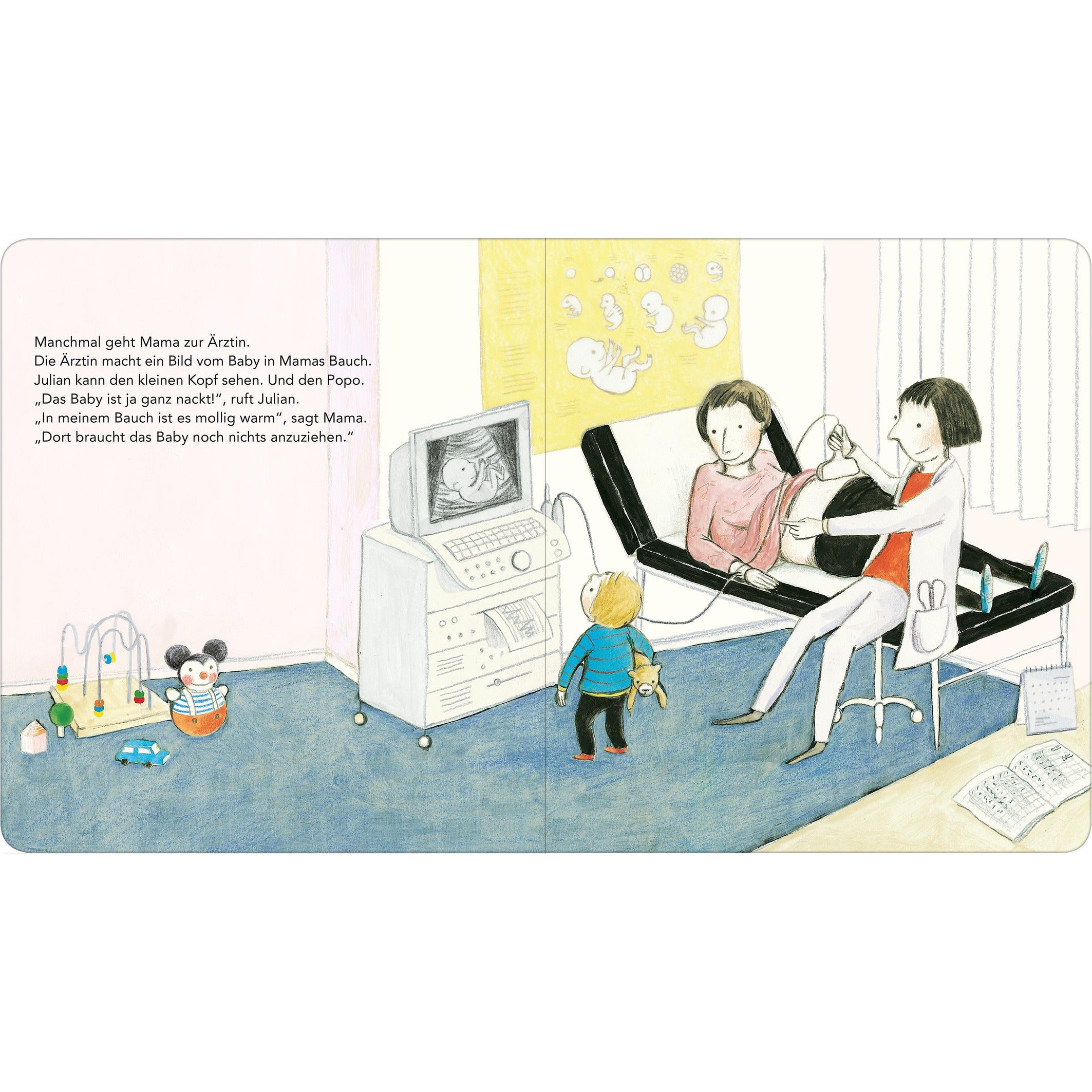 Thumbnail - Hallo Baby, wann kommst du?, Kinderbücher von Lydia Hauenschild