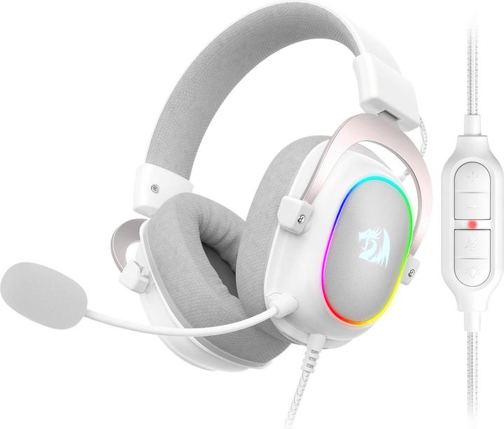 Actual product image Redragon Słuchawki H510 Zeus-X RGB Białe (H510W-RGB) (Cable)