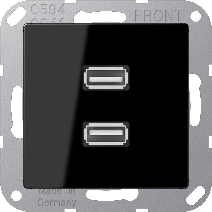 Actual product image JUNG Multifunctional box A channel input 2data sw MAA1153SW