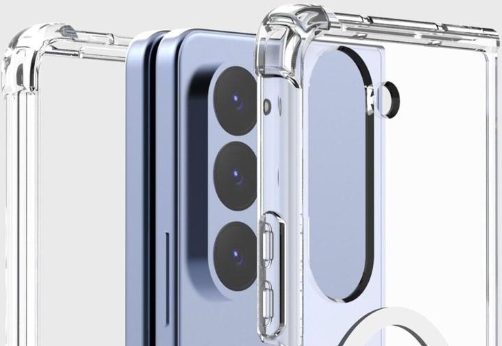 Actual product image Screenguard Magnetic Samsung Galaxy Z Fold5 Clear Case MagSafe Cover (Samsung Galaxy Z Fold5)