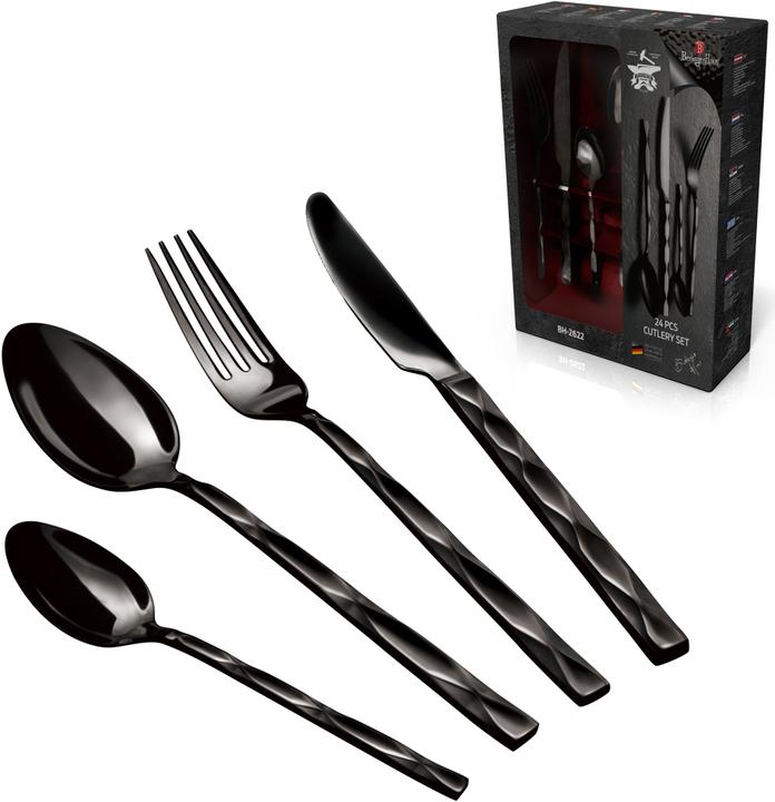 BerlingerHaus Besteckset 24tlg. (6 Stück, Besteck Set)