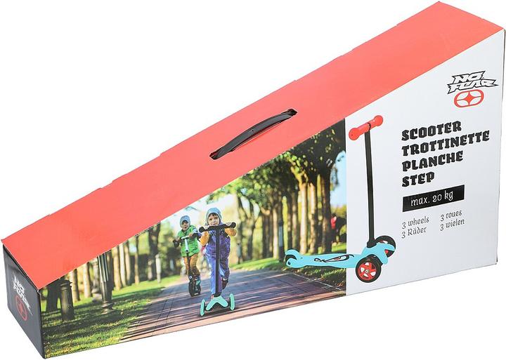 Actual product image No Fear Kids scooter with 3 wheels