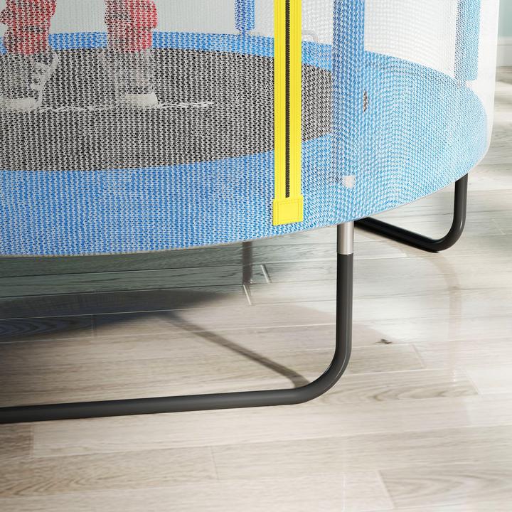 Image du produit Aiyaplay Kinder Trampolin Stahl, Kunststoff Blau+Gelb (140 cm)