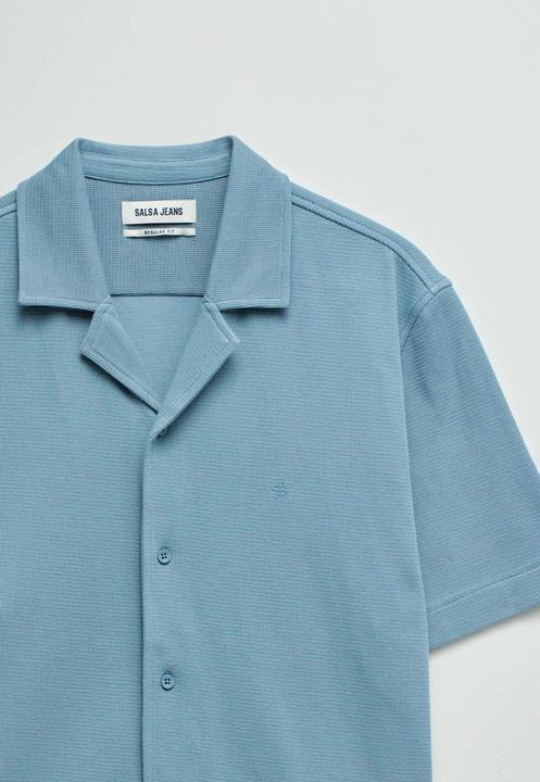 Produktbild Salsa Jeans Kurzarmhemd Textured Waffle (S)