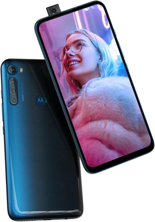 Produktbild Motorola One Fusion+ (128 GB, Twilight Blue, 6.50", Hybrid Dual SIM, 4G)