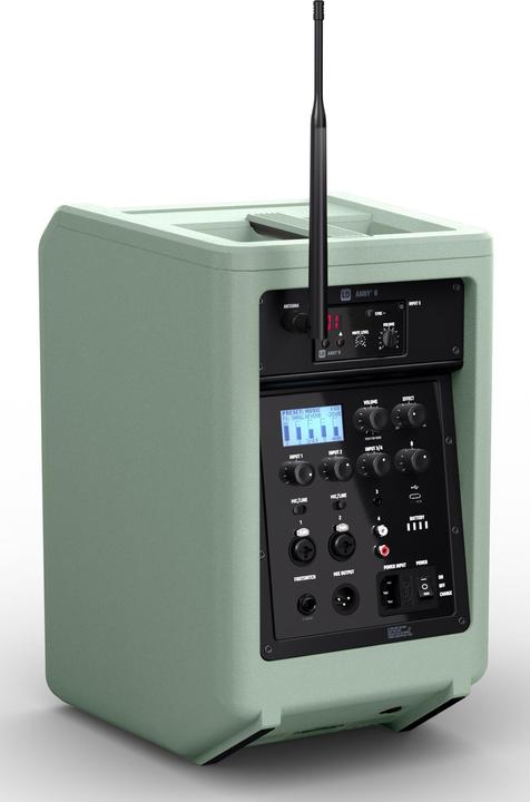 Immagine prodotto LD Systems ANNY® 8 BPH B5 GN - Altoparlante PA Bluetooth® portatile con batteria ricaricabile, mixer e 1x (Attivo)