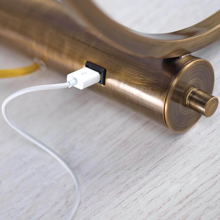 Produktbild Elstead Lighting Lex Tischleuchte E27 Gebürsteter Stahl (E27)