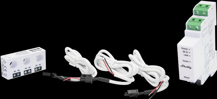 Actual product image Shelly 3EM-63T Gen3 (flat terminal model)