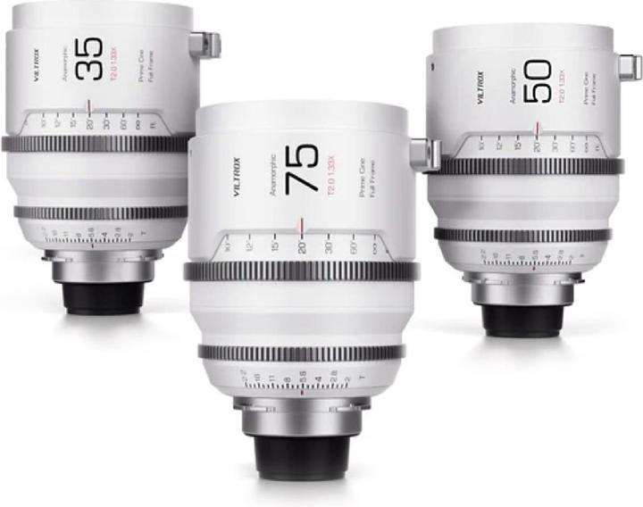 Immagine prodotto Viltrox SET di lenti anamorfiche 35/50/75 mm T2.0 1.33X con attacco PL (L-mount, Full frame)