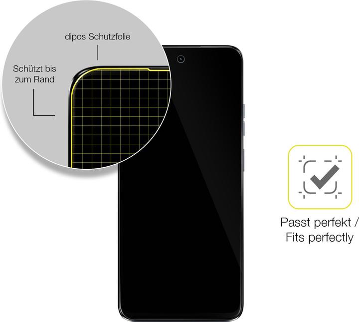 Actual product image Dipos Screen Protector Full-Cover 3D (2 pcs., Motorola Moto G34)
