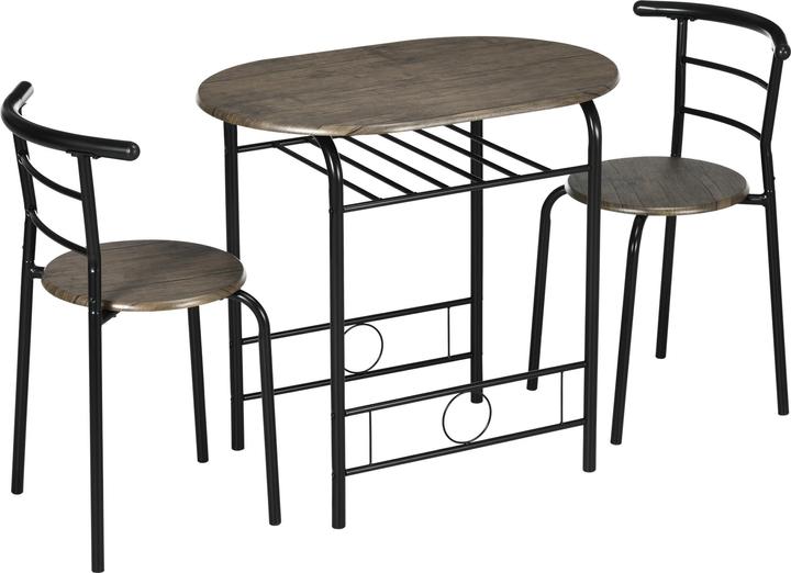 Actual product image Homcom Dining set with 2 chairs