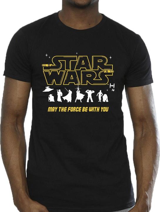 Immagine prodotto Star Wars Silhouettes Force Maglietta Uomo (M)