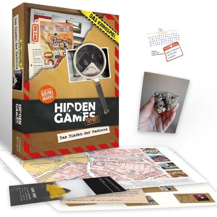 Actual product image Hidden Games Crime Scene Crime Game Case 2 The Madonna's Diadem Escape Room Game (German)