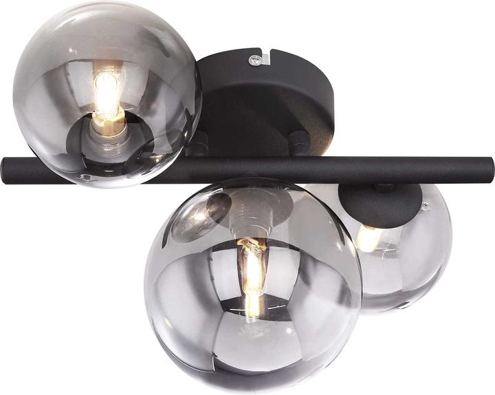 Actual product image Globo Wall lamp Riha black 3xG9 LED (80 lm, G9)