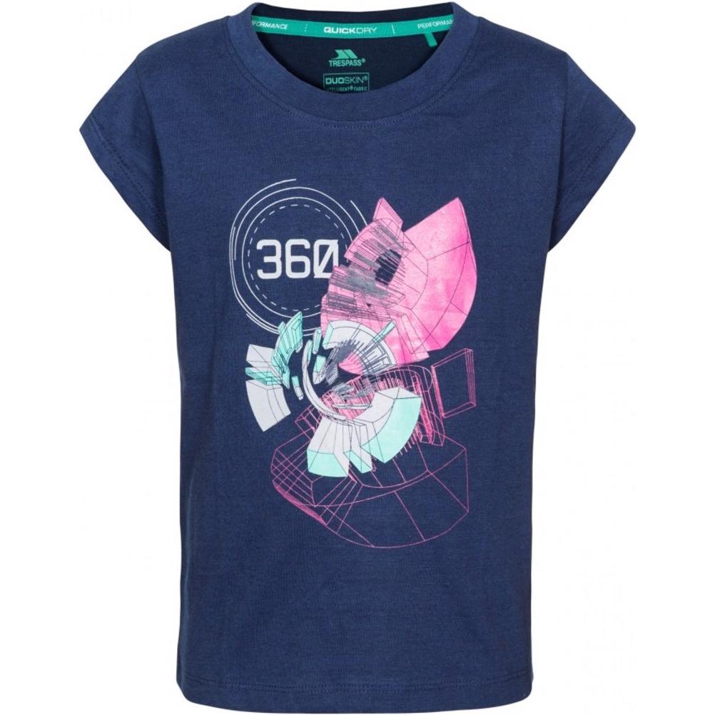 Trespass, Mädchen, Shirt, LEIA - Girls T-Shirt, Blau, (128)