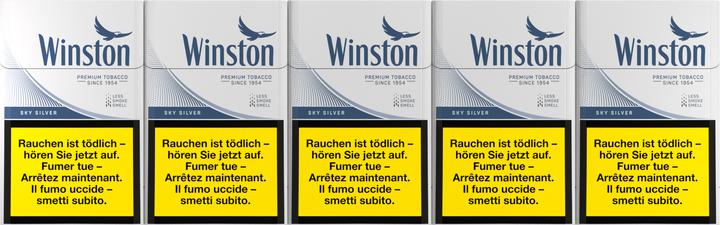 Winston Slender Gray Cigarettes 10 Cartons|Winston Slender Gray