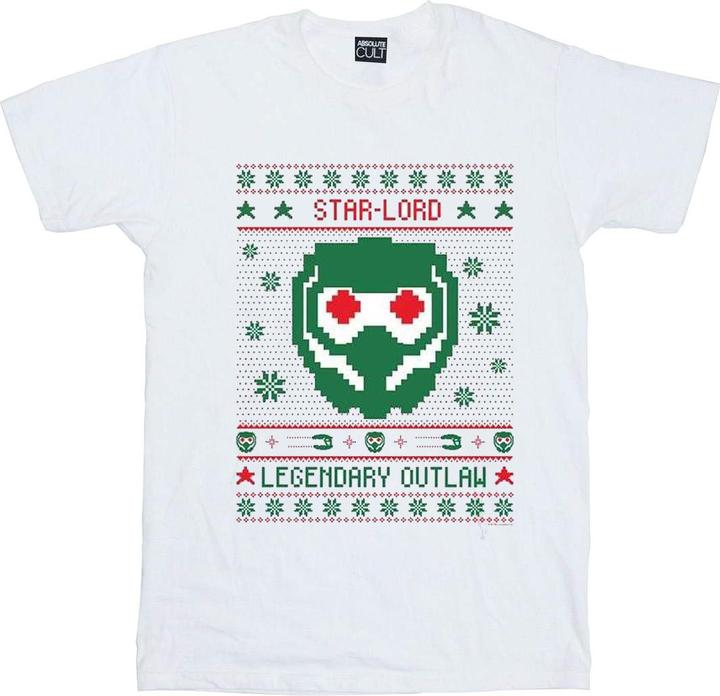 Produktbild Guardians Of The Galaxy Vol. 2 Star Lord Fair Isle TShirt Jungen (152, 158)