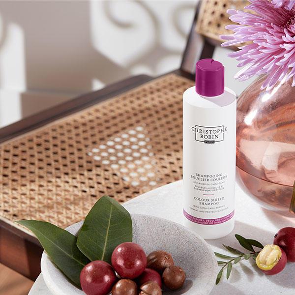 Actual product image Christophe Robin Colour Shield Shampoo with Camu Camu Berries (250 ml, Liquid shampoo)