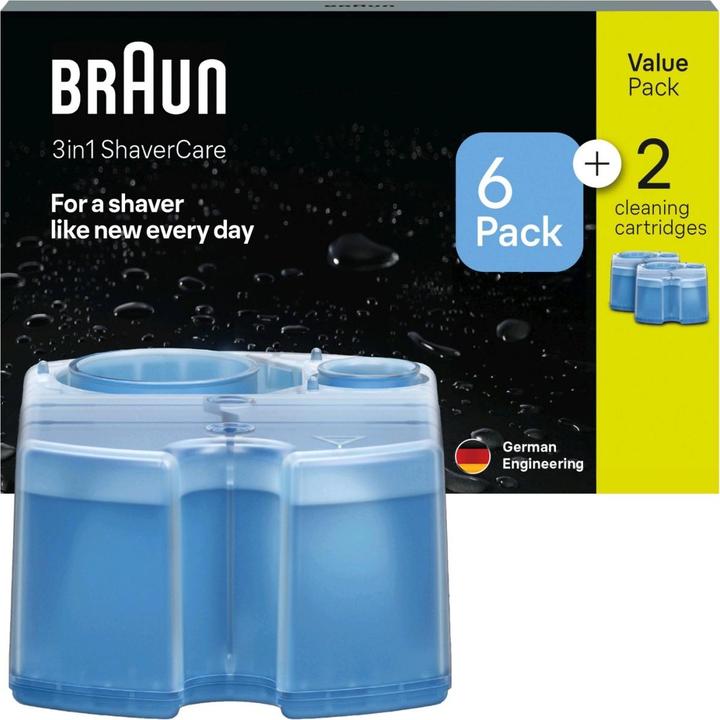 Braun Braun CCR 6+2 Rasierer-Reinigungsstation Nachfüllkartuschen (8 x)