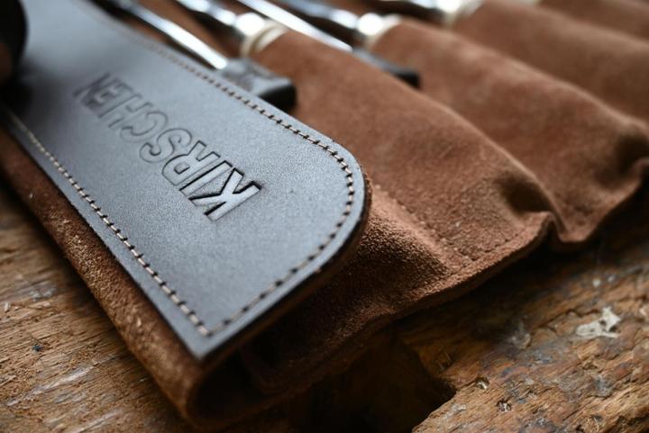 Actual product image Kirschen Chisel set 4-piece leather case 10-16-20-26 (26 mm)