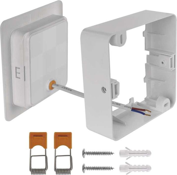 Actual product image Emos Surface-mounted LED light RUBIC, square, white, 9W, neutral white (900 lm)