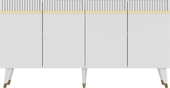 Gold, White
