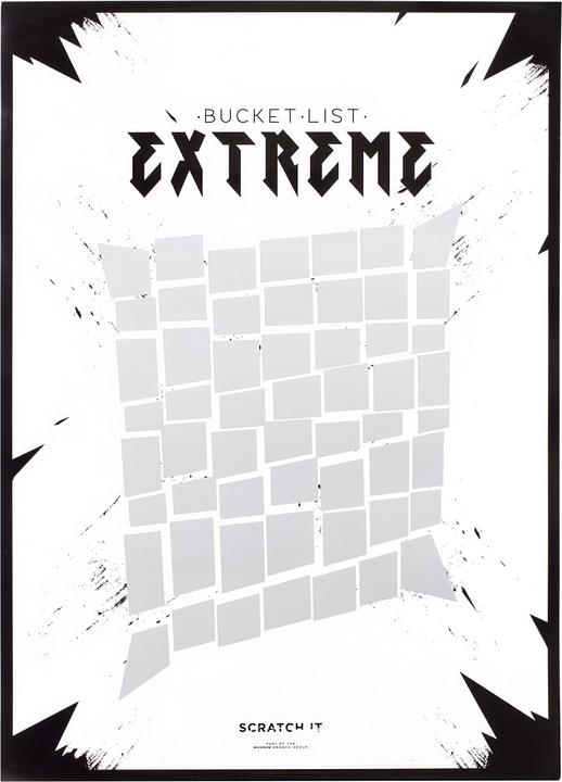 Image du produit Scratch-It Liste extrême de choses à faire (50 x 70 cm)