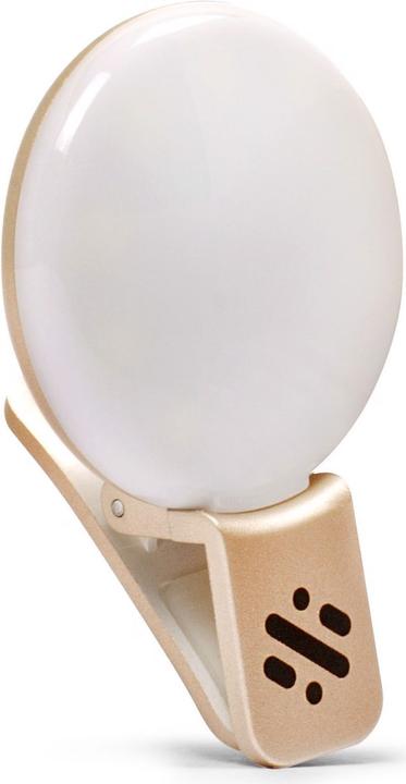 Actual product image Swipe LED Mini Selfie Light Gold (Ring light)