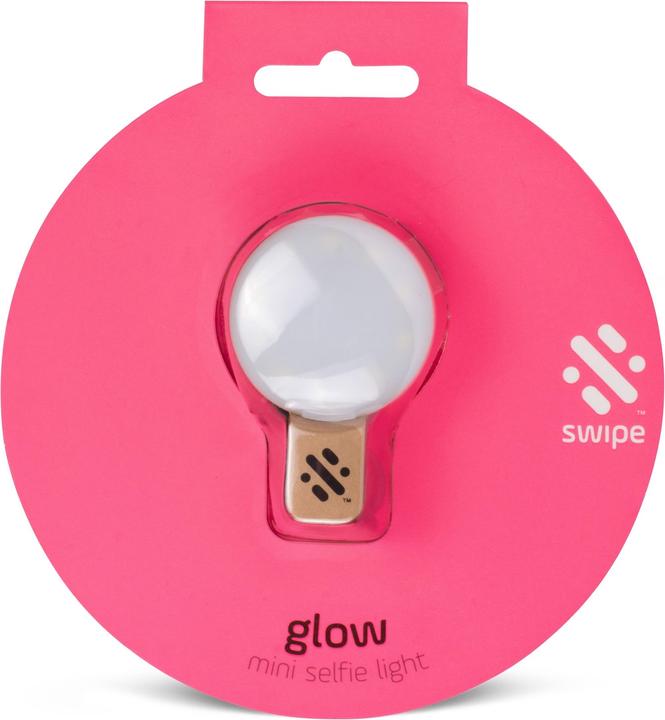 Actual product image Swipe LED Mini Selfie Light Gold (Ring light)