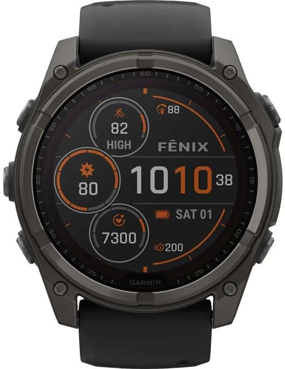 Actual product image Garmin Fenix 8 Solar Sapphire Titanium (51 mm)