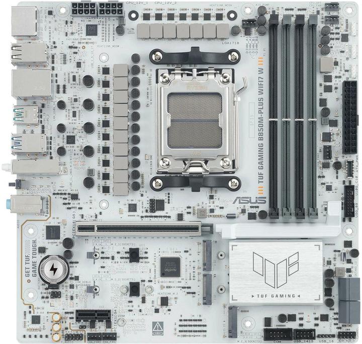 Produktbild ASUS TUF GAMING B850M-PLUS WIFI7 W (AM5, AMD B850, mATX)