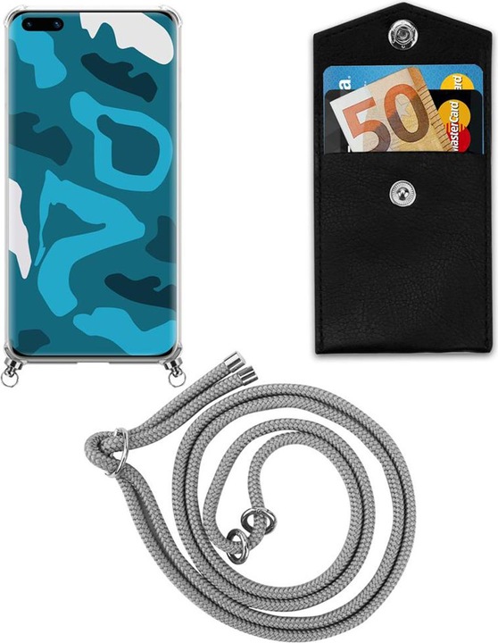Produktbild Cadorabo TPU Handy Kette SILBER Cover