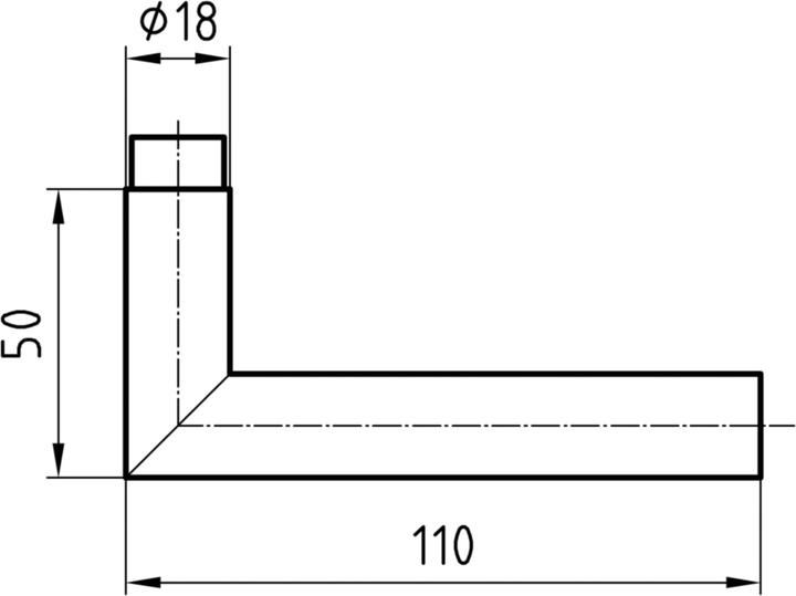 Image du produit Glutz Poignée de porte Banks 5073 (Garniture de porte)