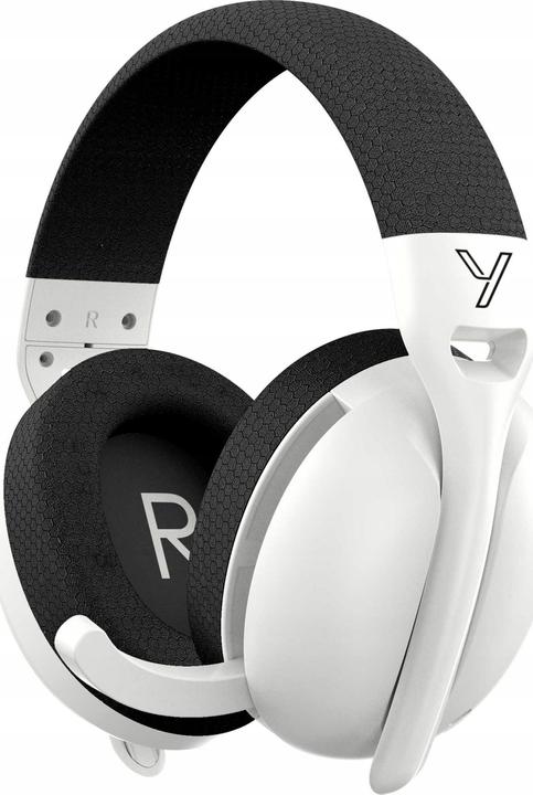 Immagine prodotto Yenkee YHP 3300WE APEX WL bianco e nero / cuffie da gioco wireless / microfono / 2,4 GHz / USB-C (Cablato)