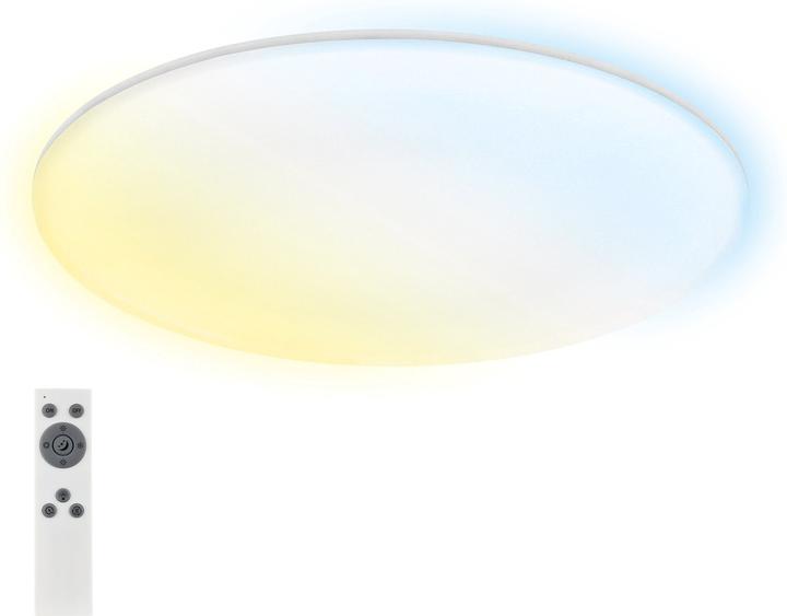 Briloner ROWNY CCT LED Deckenleuchte, IP54, Weiss