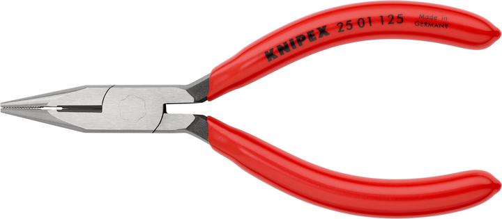 Productafbeelding Knipex Platte rondsnijtang met snijkant (radiotang) 25 01 125 (125 mm)