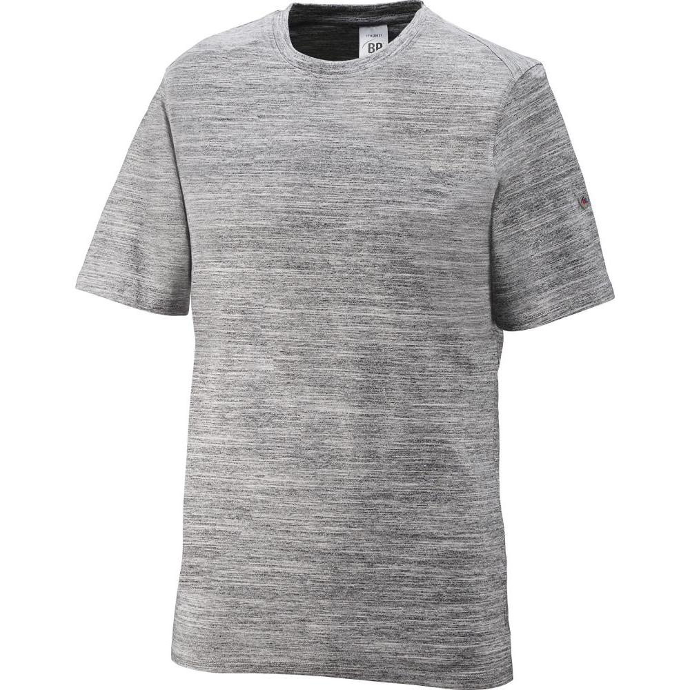 BP, Herren, Shirt, 1714-235-21-M Unisex-T-Shirts, Space-Dye-Stoff, 1/2 Ärmel, Rundhals, 170,00 g/m² Stoffmischung mi, We...