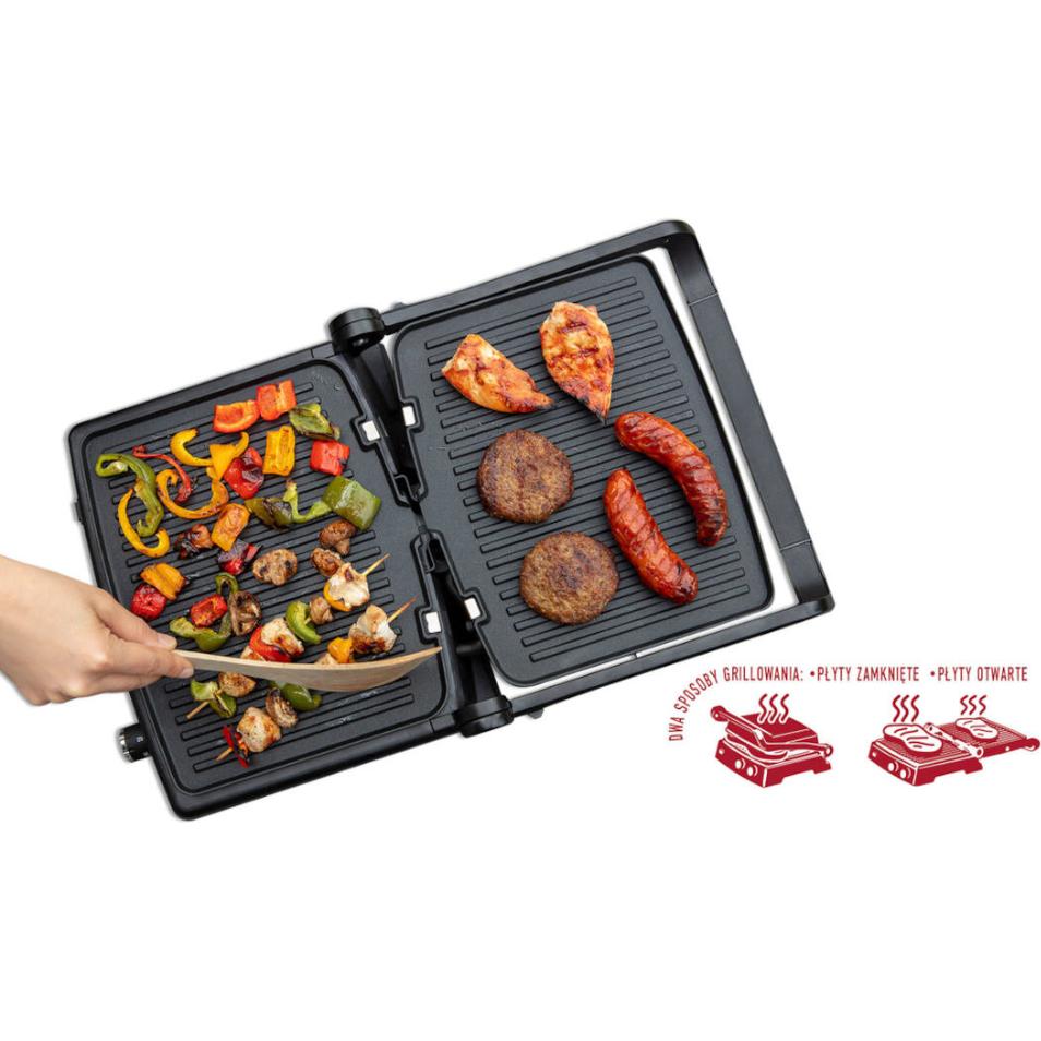 Thumbnail - MPM Elektrogrill MGR-12, Tischgrill, Schwarz