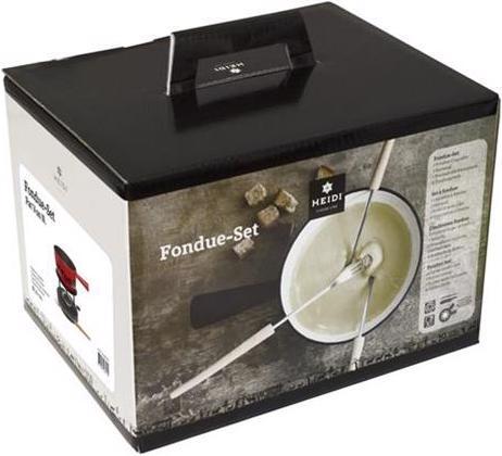 Immagine prodotto Heidi Cheese Line Set per fonduta di formaggio "La fonduta chiama". (Fondue di formaggio)