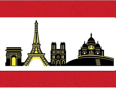 Image du produit Designer Stencils Pochoir Paris City Skyline