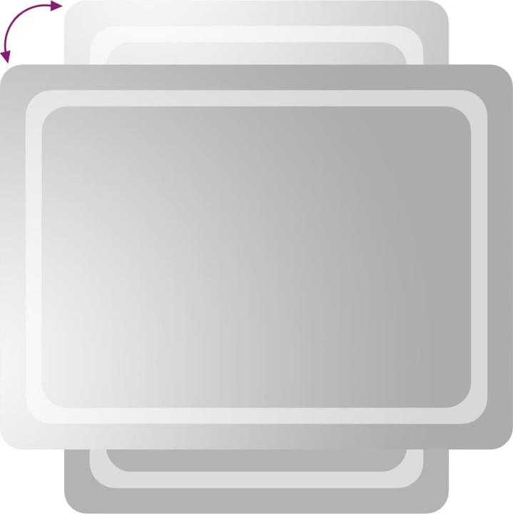 Actual product image vidaXL Spiegel (60 x 80 cm)