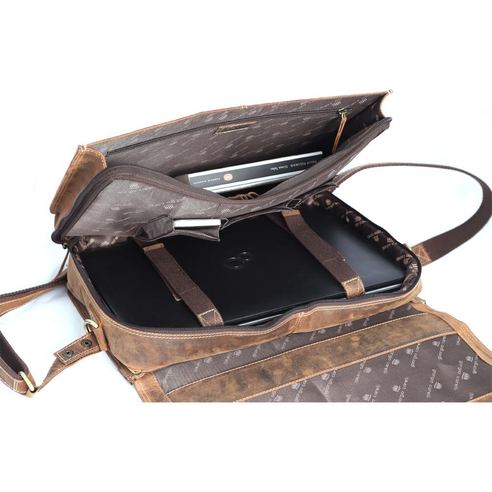 Thumbnail - Giorgio Carelli, Handtasche, Aktentasche, Braun
