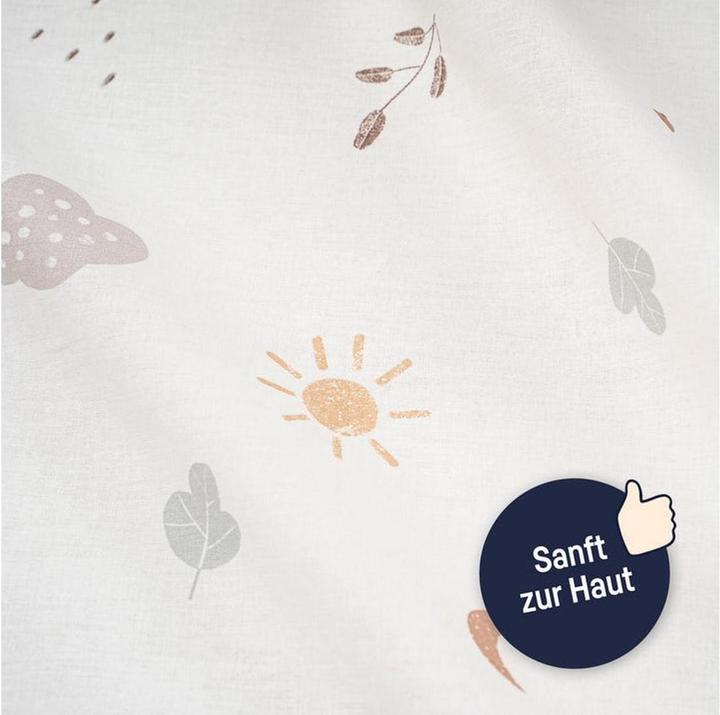 Actual product image Julius Zöllner Baby All Year Sleeping Bag Organic Night & Day 110 cm (110 cm, All-season)